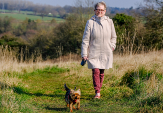 Illustration de l'article : Une petite chienne Yorkshire Terrier se transforme en véritable ange-gardien pour sa maîtresse séniore, en détectant le cancer dont elle est atteinte